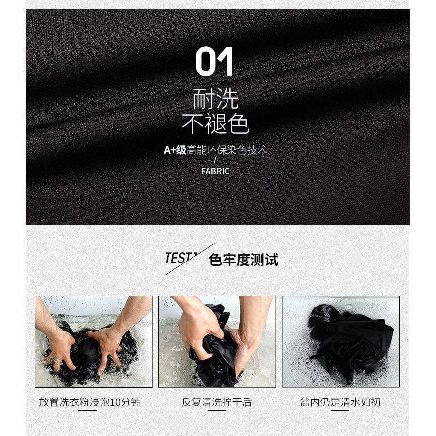 On behalf of overseas e-commerce wholesale men's summer thin trousers loose straight business trousers ice silk stretch trousers 3