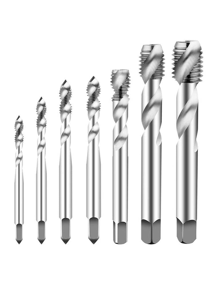 Aluminum Parts Tapping Machine Taps, Aluminum Tapping Tools, Fully Ground Blind Hole Taps for Aluminum Alloy, Non-Stick Chips 2