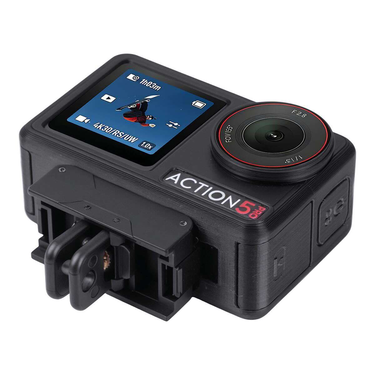 Action5/4/3 və DJI üçün Maqnit İkiqat Pəncəli Adapter, İdman Kamerası Kronşteyni 5