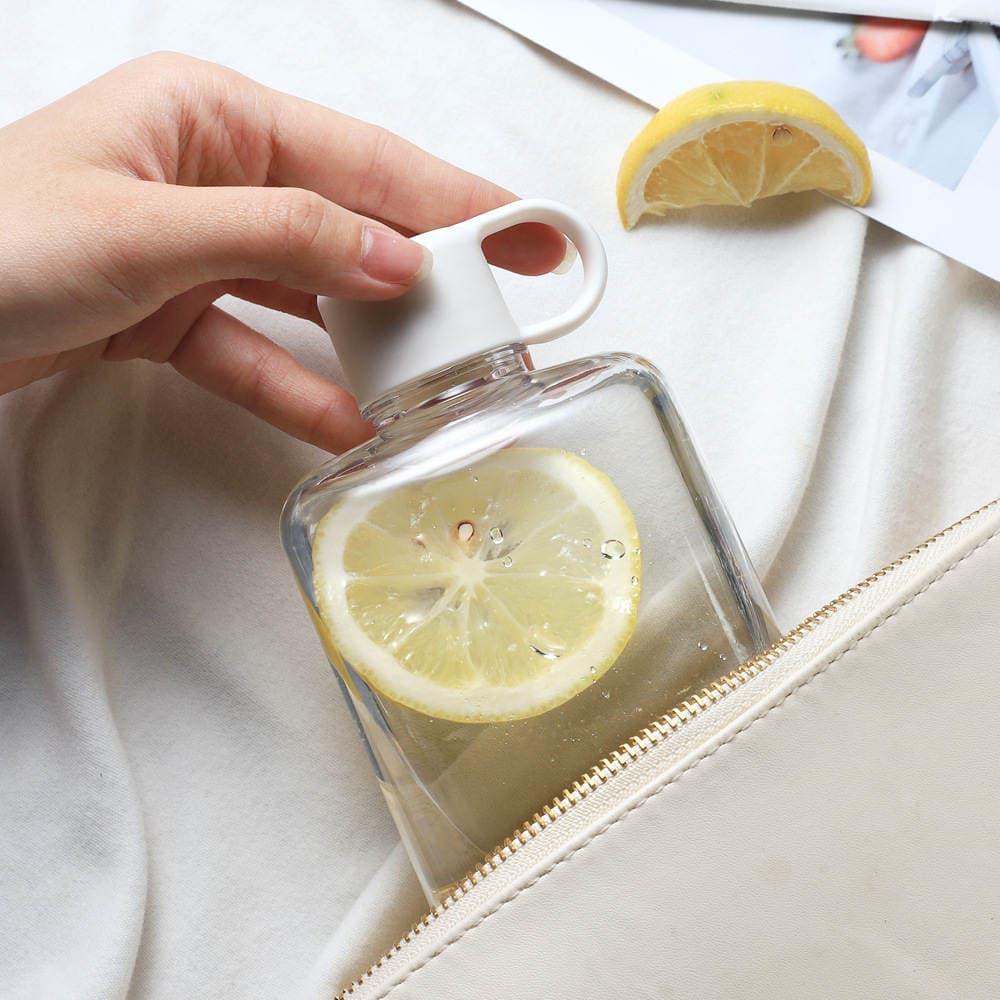 Tritan plastik düz su qabı, minimalist dizayn, portativ 4