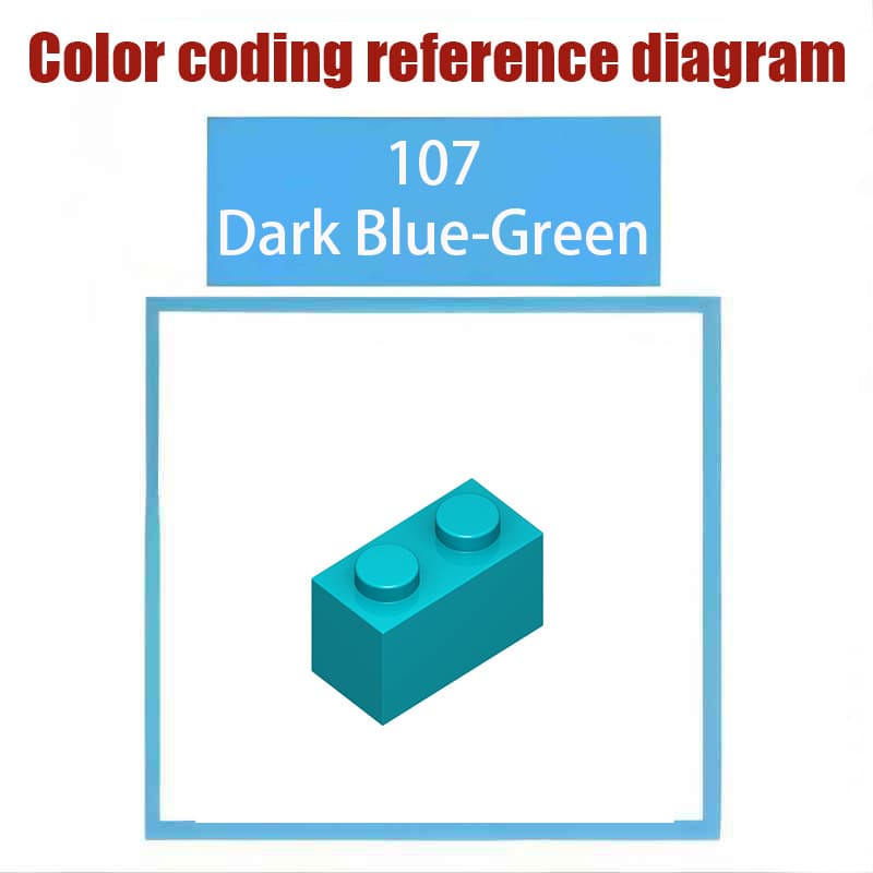 Dark blue green