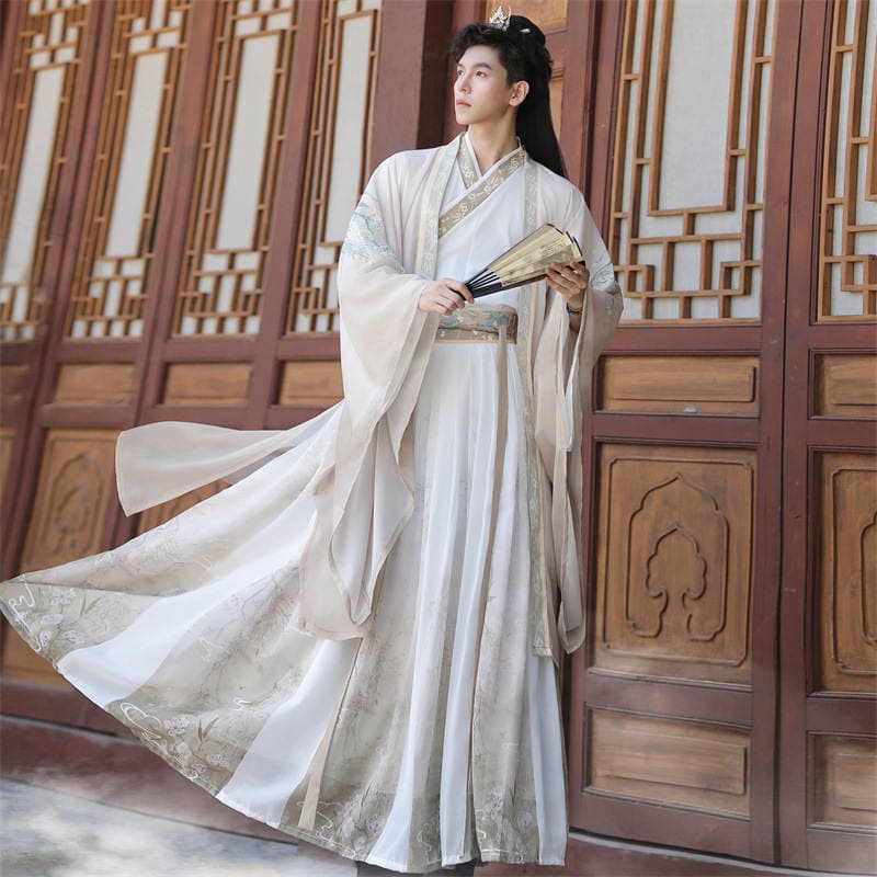 Han Yu Kui_Niao Ming Jianwai Original Hanfu for Men in the Style of the Wei and Jin Dynasties, 2026 New Model, Chinese Style Ancient Costume for Adults 1
