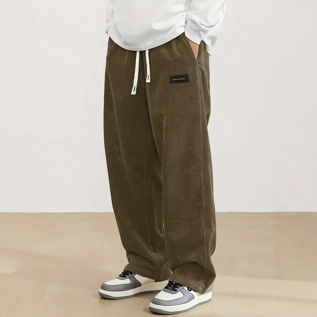 [fitted straight] brown
