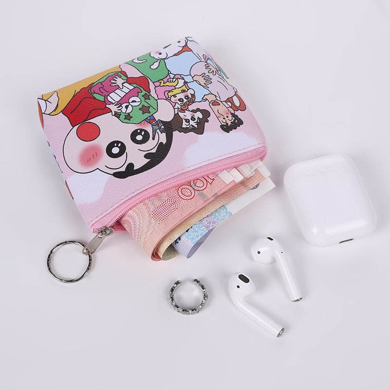 New Crayon Shin-Chan Children's Cartoon Bag Coin Purse Simple Male and Female Student Wallet Storage Bag Factory Direct Supply 2