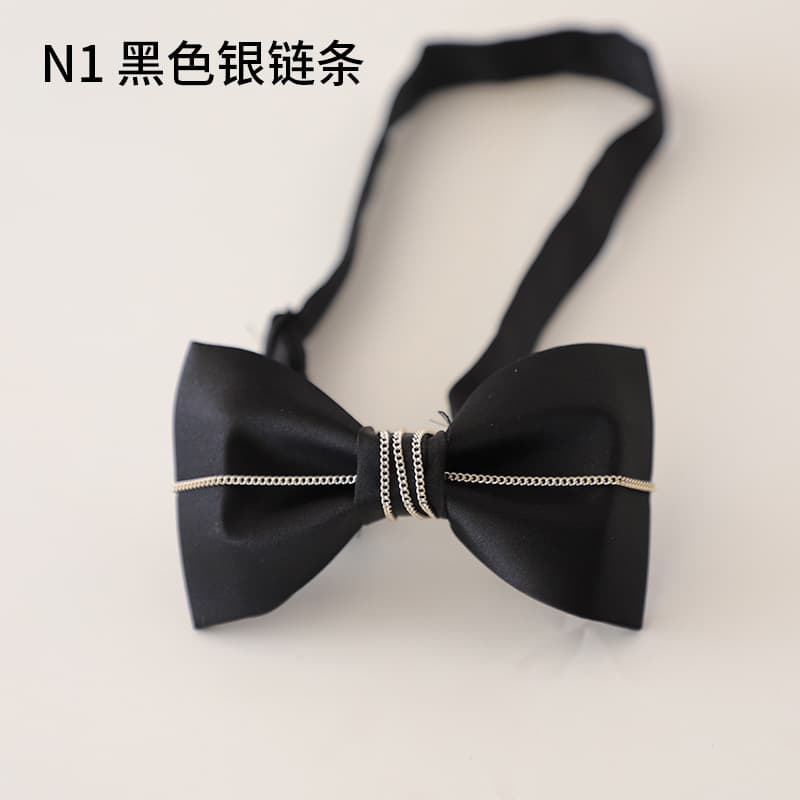 No. 1 black silver chain