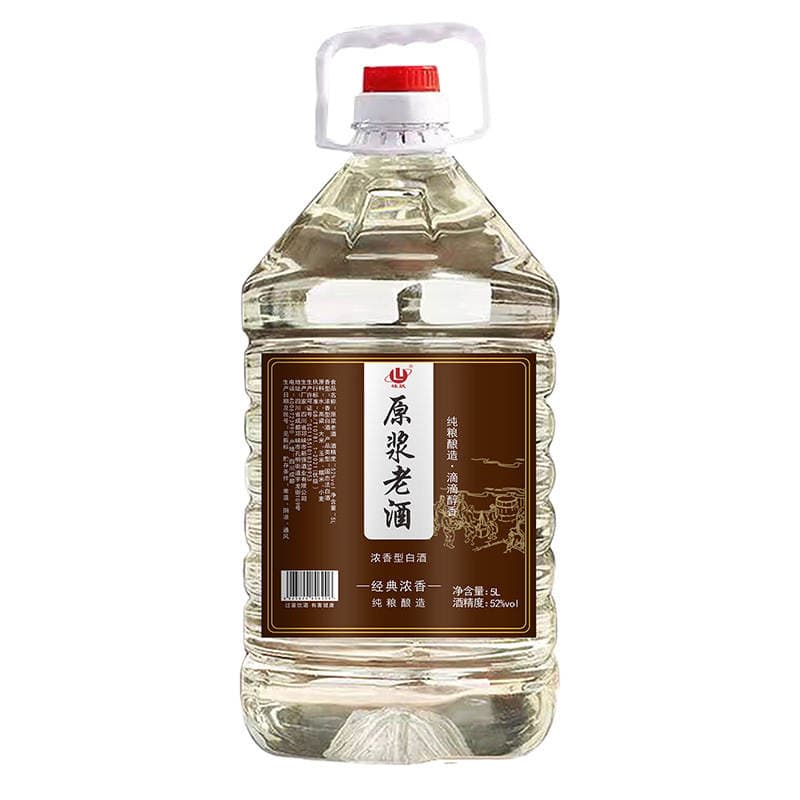 Sichuan Yuelai Təmiz Dənli Spirtli İçki, Luzhou Dadlı, 52°/60°, 5L Çəllək 5