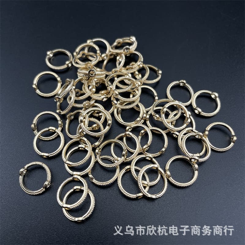 Suitable for 8mm bead ring [KC gold]]
