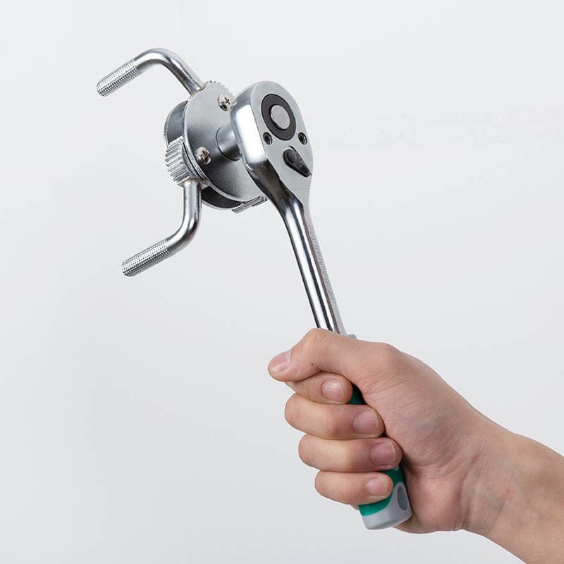 Three-jaw oil filter element wrench machine filter tool adjustable round flat filter element automobile oil grid wrench 5