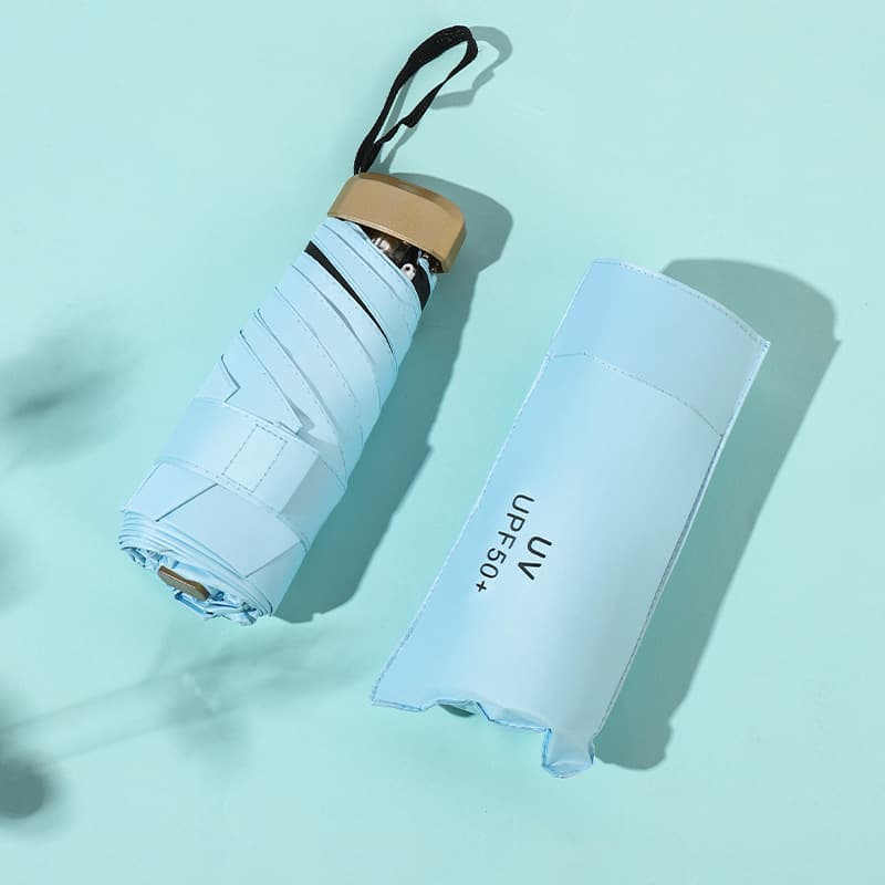 [ordinary vinyl] [iron umbrella stand] sky blue