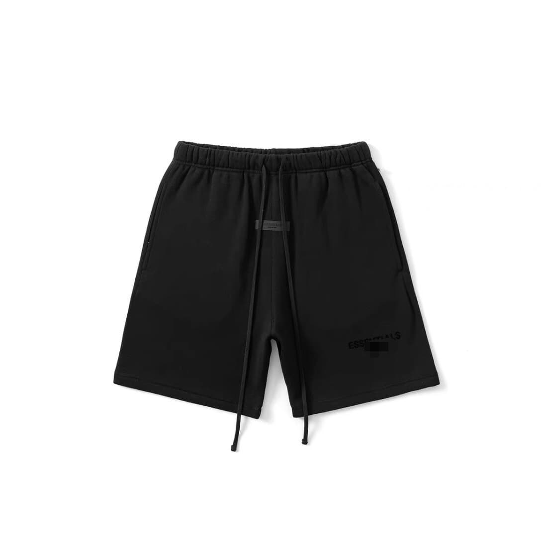 black shorts
