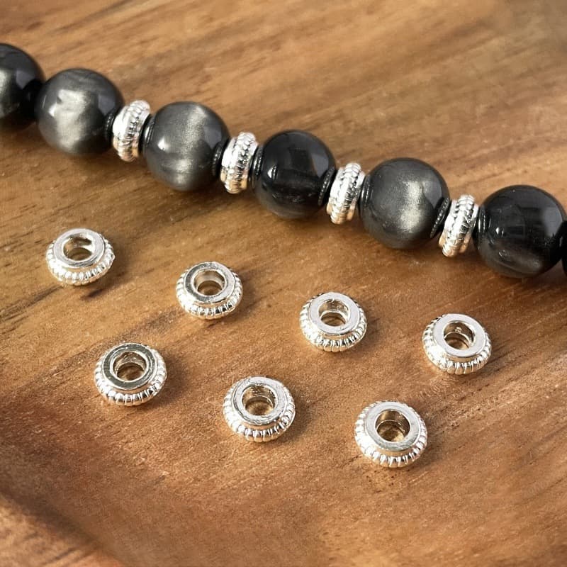 A311 spacer beads [bright silver]