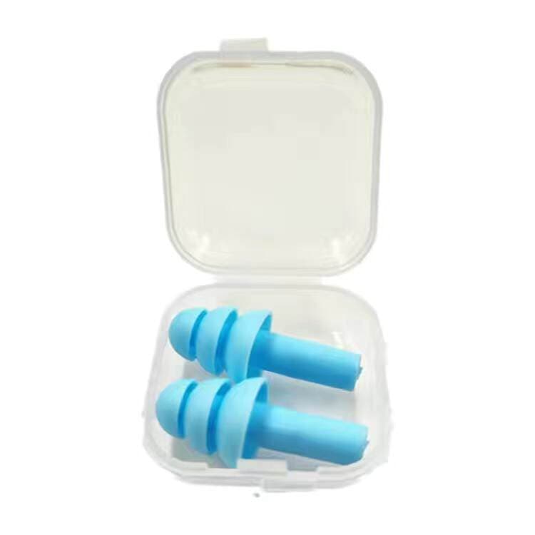Earplugs boxed noise reduction sound insulation anti-noise bathing swimming waterproof ear protection wholesale manufacturers Christmas tree earplugs 5
