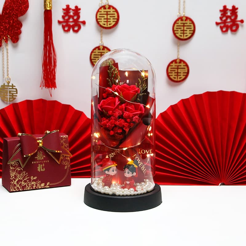 Sansheng ximeng [3 red roses]