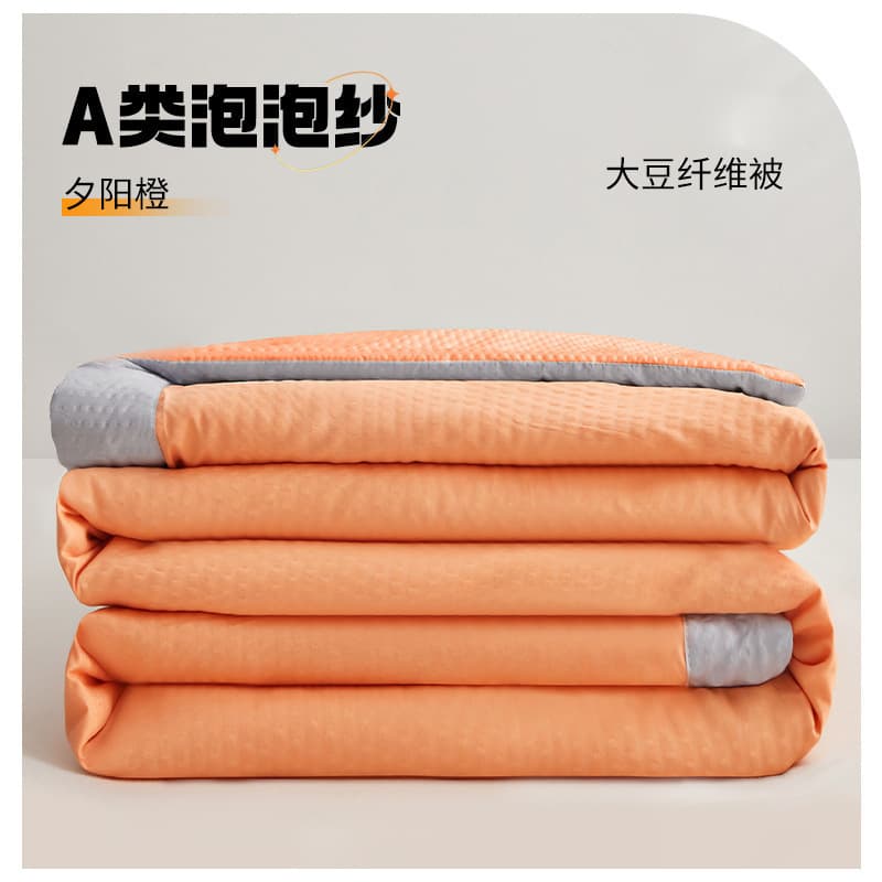 Sunset orange - tablet case, ultra-soft bubble crepe