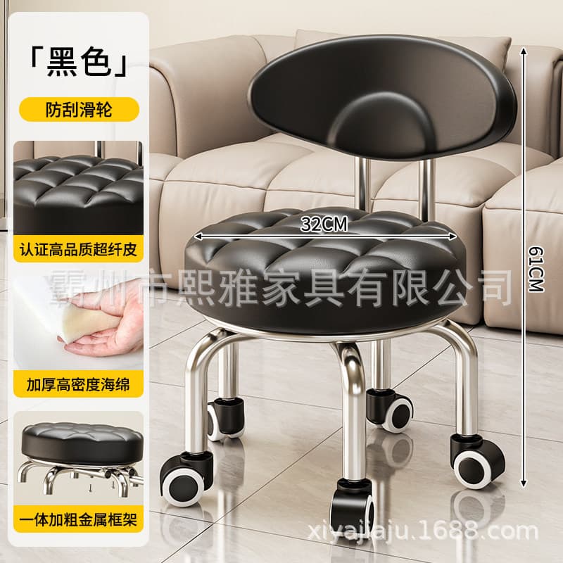 High-profile bread truck standard wheel (black)