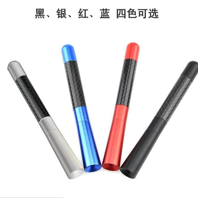 Chevrolet Sail 2 3 modified short antenna new Sail radio carbon fiber antenna roof signal antenna modified decoration 5