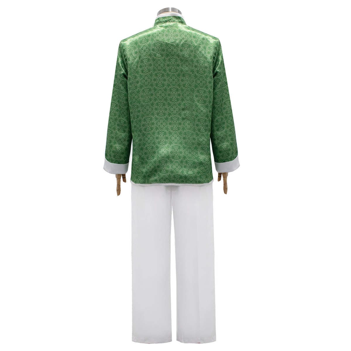 Blue Prison Cos Chinese Kung Fu 2 Jieshi Green Kung Fu Suit Cosplay Anime Halloween 3