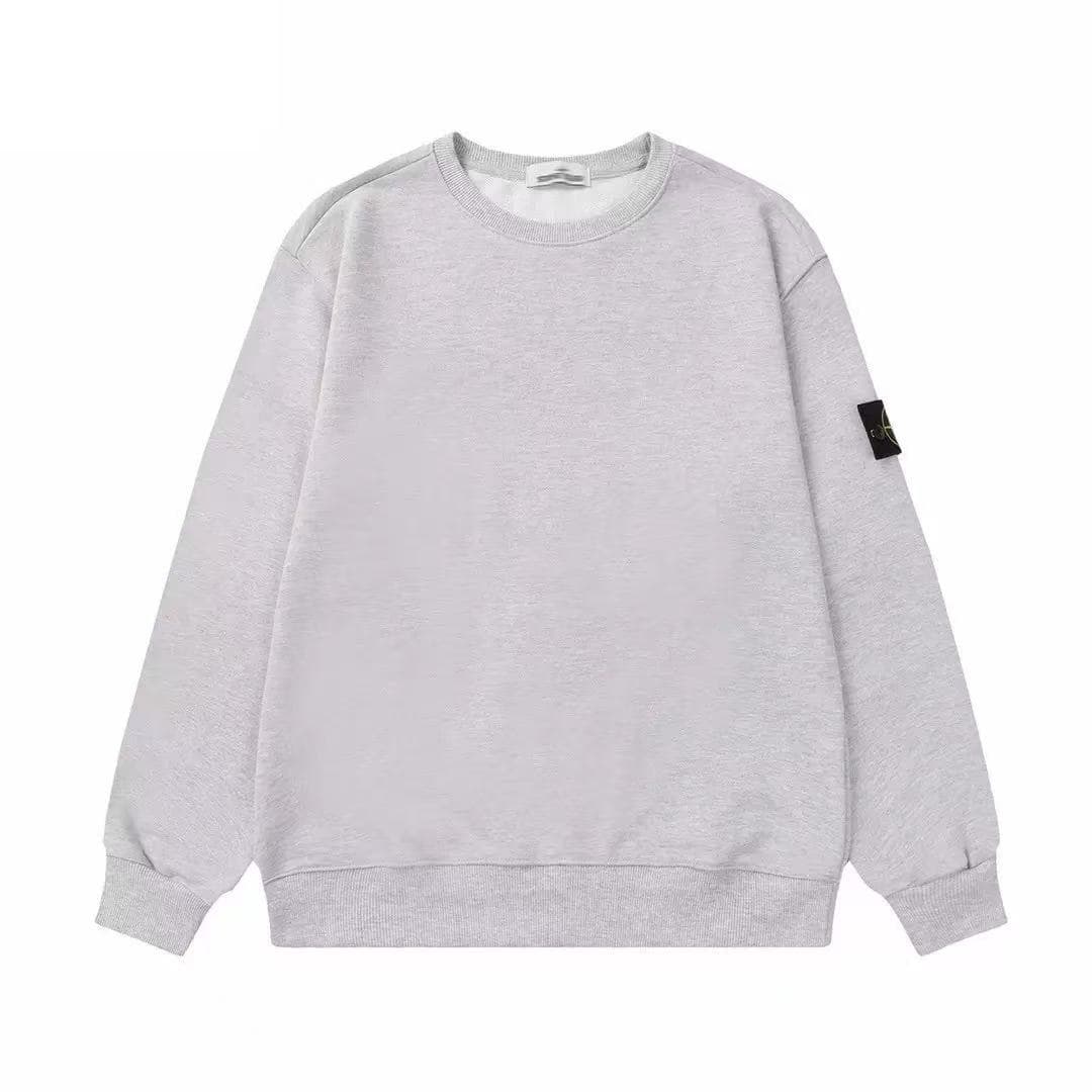 811 white flower gray terry