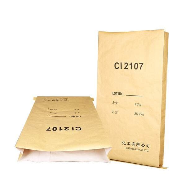 Paper-Plastic Composite Bag Chemical Raw Materials 25kg 50kg Granular Powder Kraft Paper Woven Bag