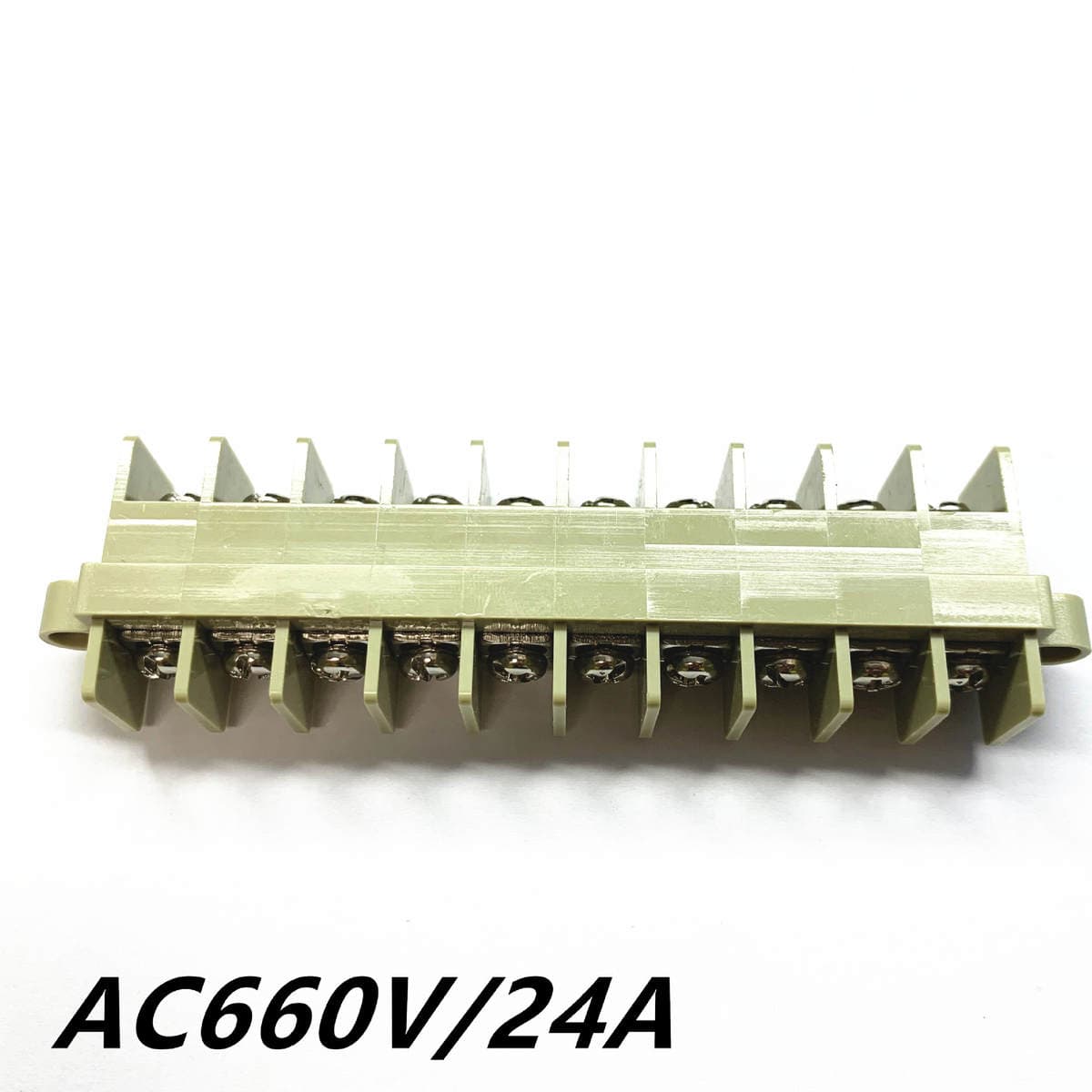 Wall-through fence terminal two-row wiring JPA2.510MM with fixed hole 8P660V high current 12p 5