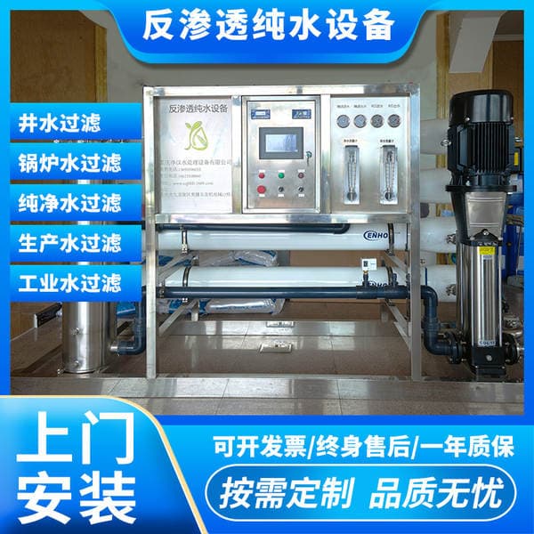 Ultra-Pure Water Equipment Ro Dual-Stage Reverse Osmosis Edi Deion Treatment Supply Industrial Fully Automatic