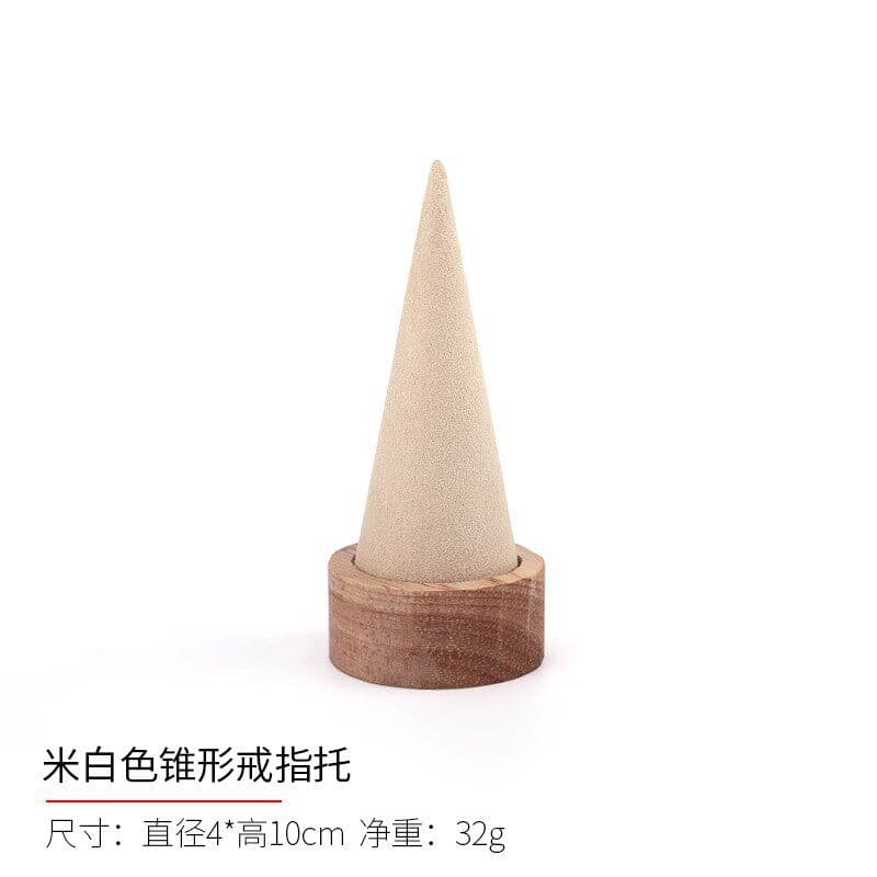 Off-white-conical ring holder
