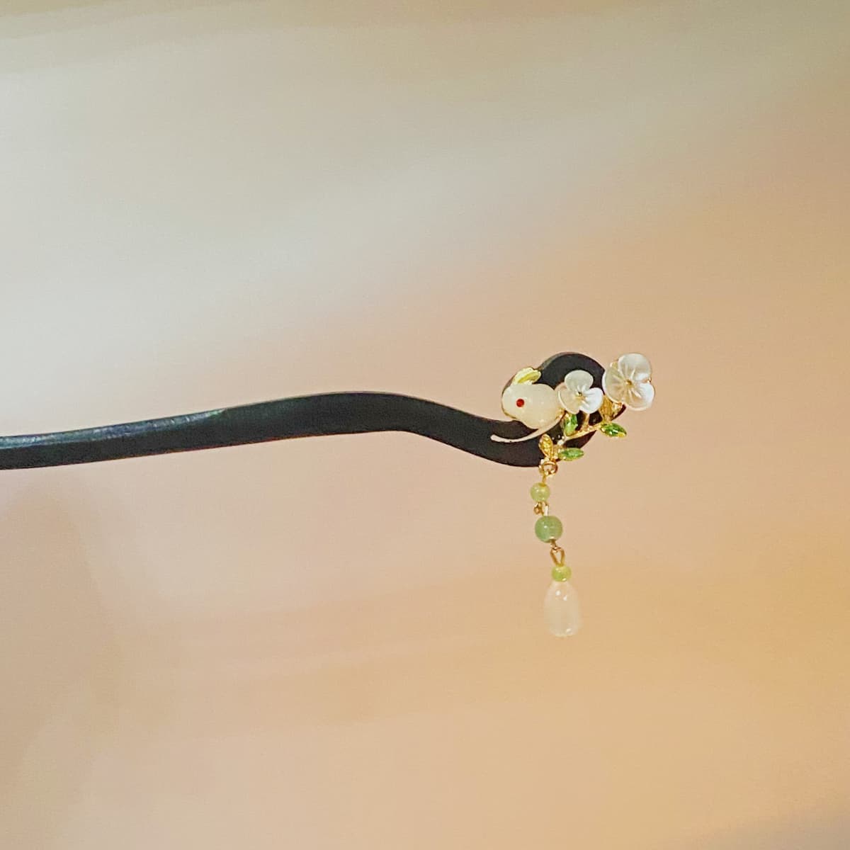 187# green tassel bunny