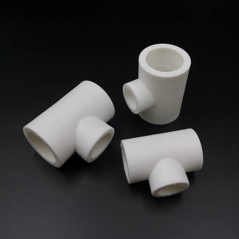 PPR three-way home decoration pipe fittings thickened water supply accessories ppr reducing tee 202532 hot and cold water pipe fittings connector 3