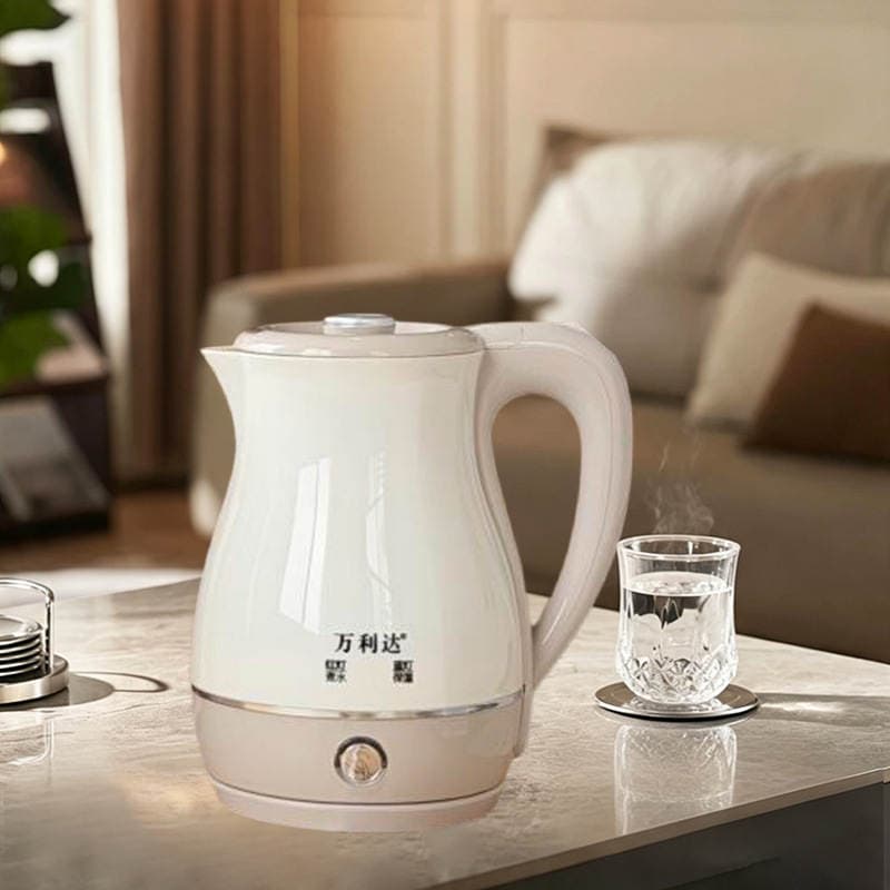 Insulated Electric Kettle for Home Use, Stainless Steel, Automatic Shut-Off, Constant Temperature Kettle for Dormitory, Office, Hotel 4