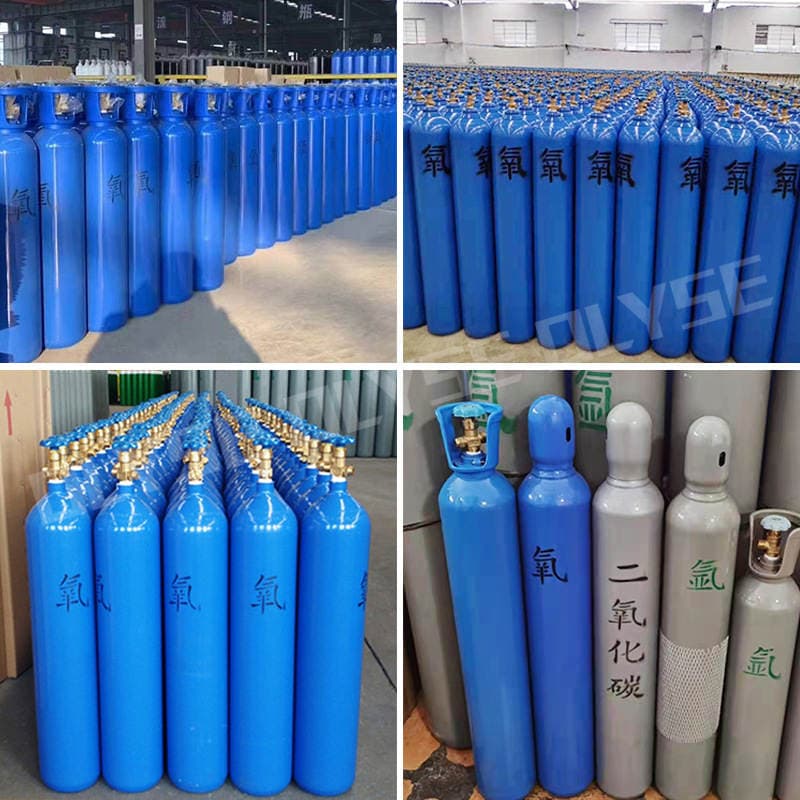 Wholesale oxygen cylinder argon cylinder nitrogen cylinder acetylene cylinder carbon dioxide cylinder gas storage tank high pressure seamless steel cylinder gas tank 4