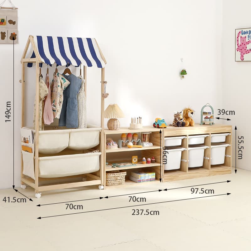 Small store type b blue + teaching aids cabinet with four layers and three rows of small size depth 39cm + track model, three rows and three layers
