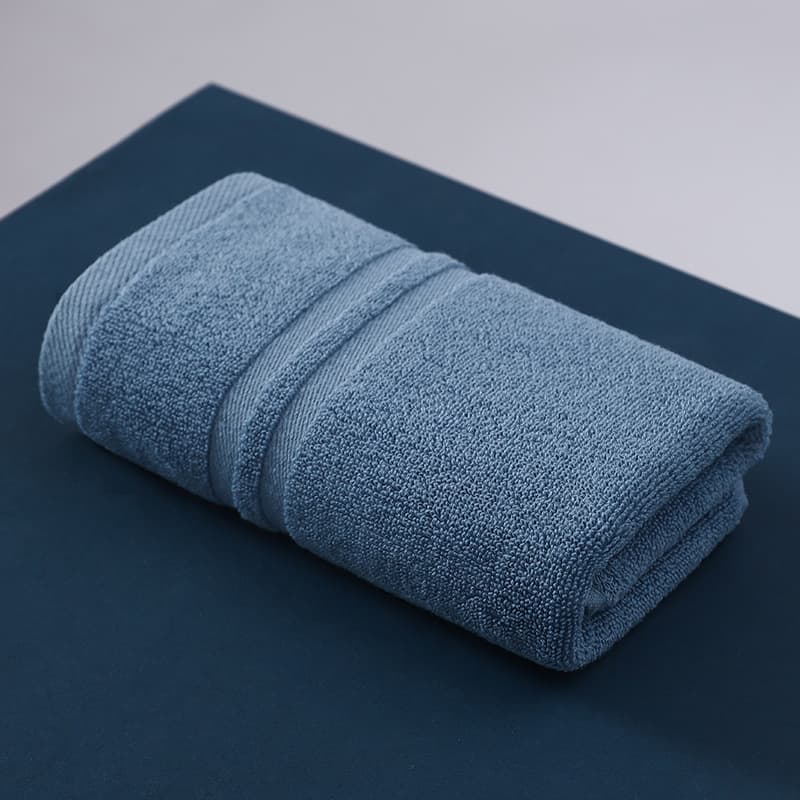 Twill satin blue