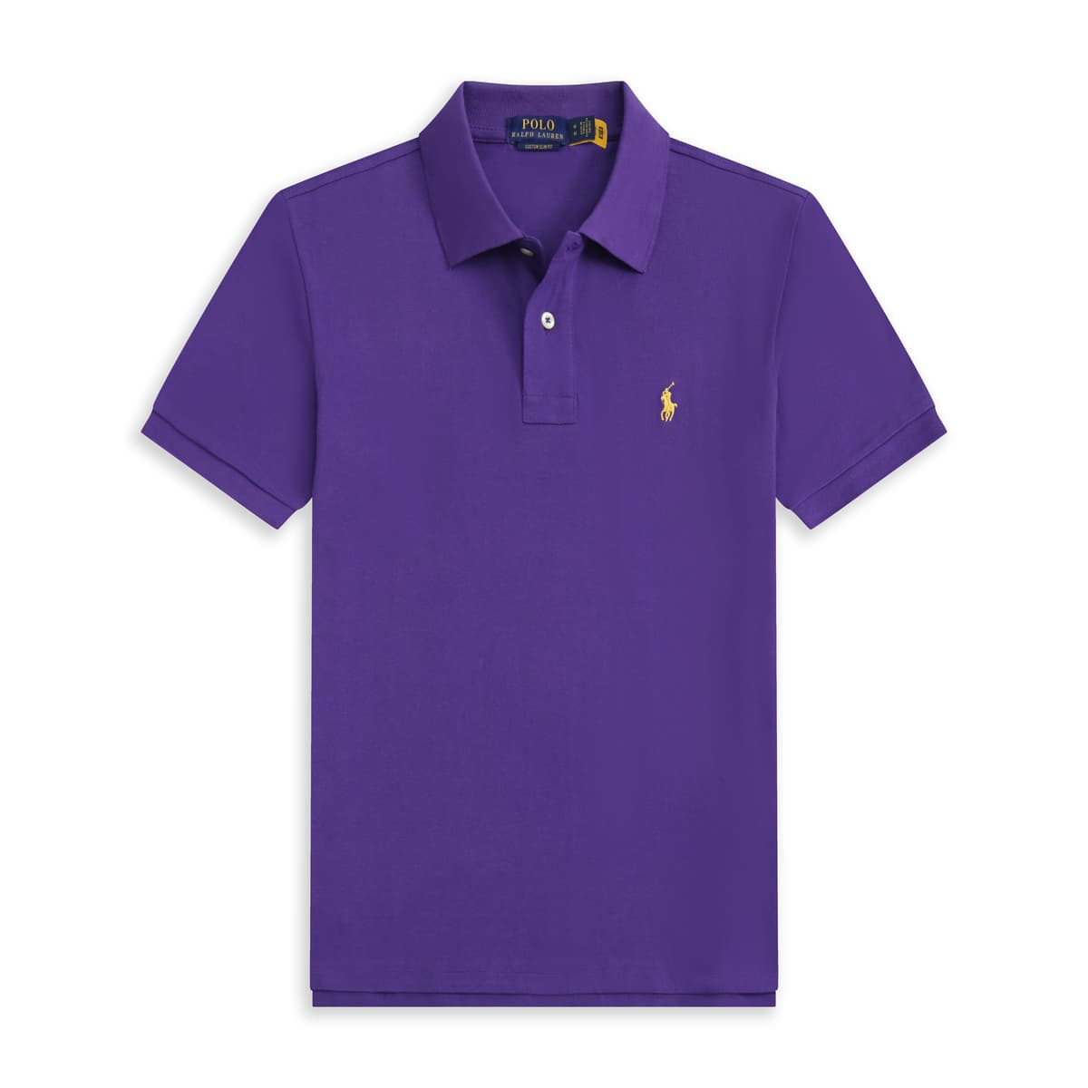 Purple yellow label
