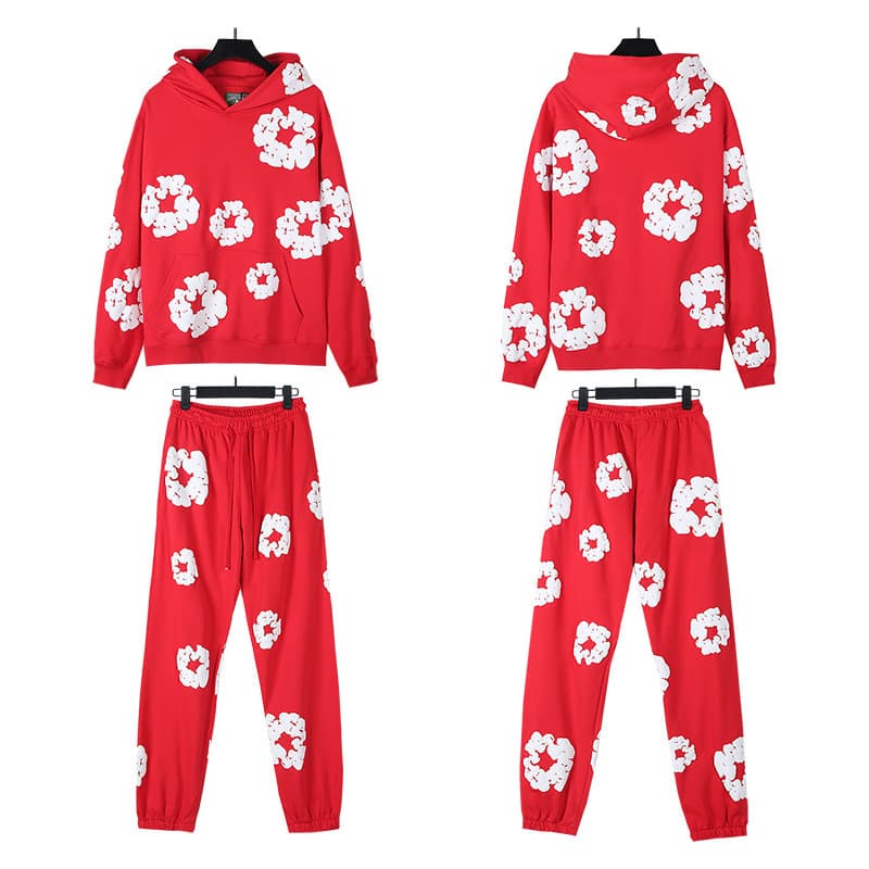 Sweatshirt suit [red]