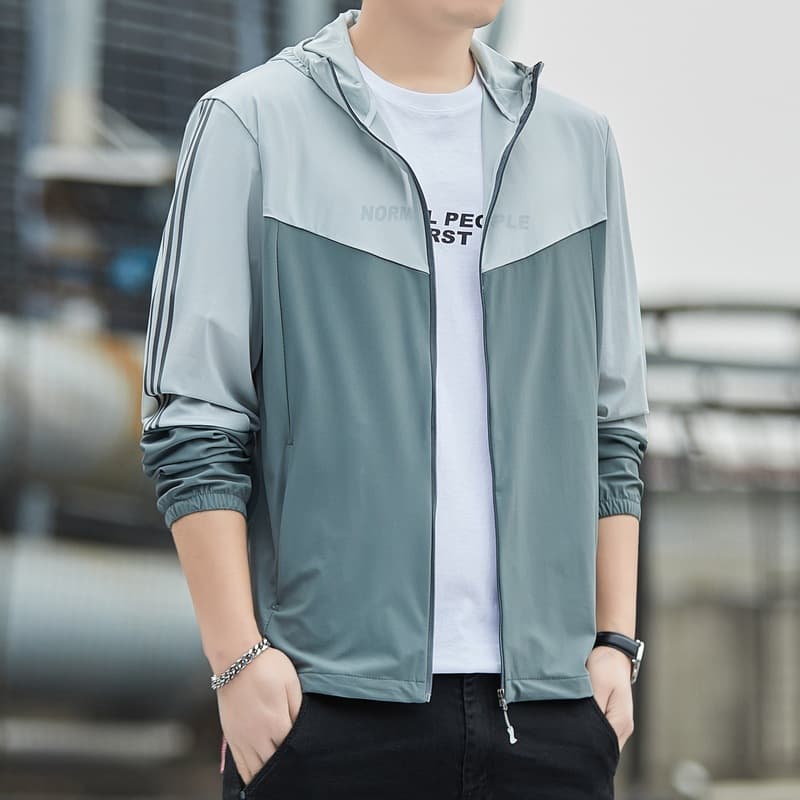 Men's dark gray