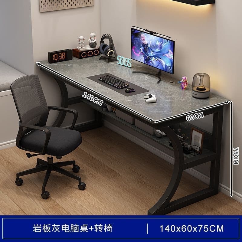 [economic model + swivel chair] slate gray 140cm