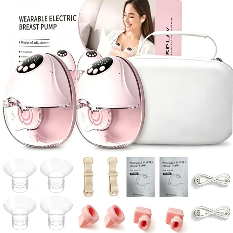 My-382 bilateral + bilateral cosmetics bag/pink