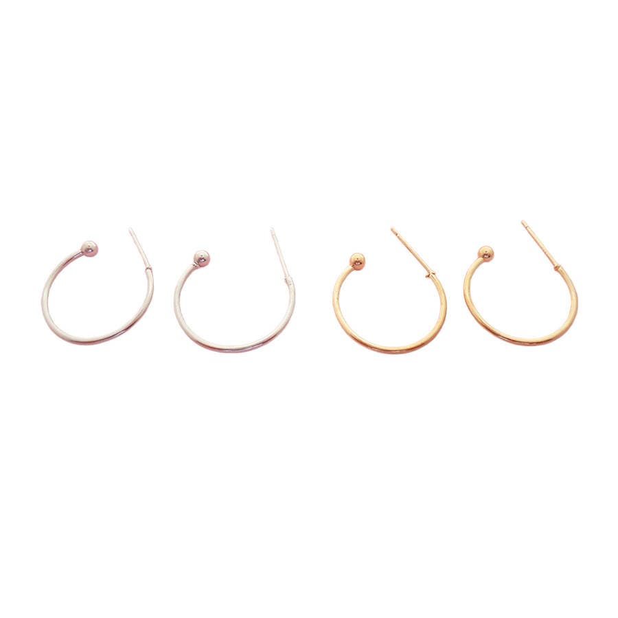 C-Shaped Ear Hoops, Semi-Circular Arc-Shaped Ear Hooks, Earring Accessories, Ear Hooks, Earrings, Semi-Finished Products, Handmade DIY Earring Materials 5