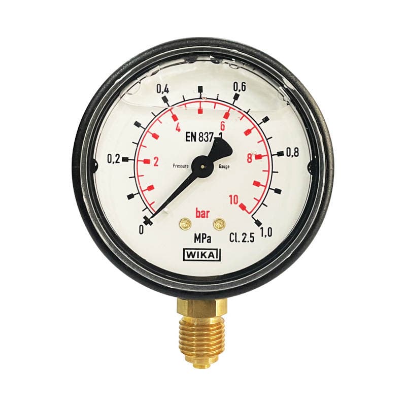 Wika German Wika En837-1 113.13.063 Radial Seismic Wave Tube Pressure Gauge Specials 5