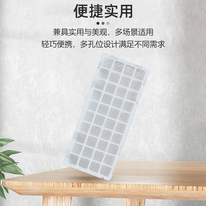 Ji'An Wholesale Multifunctional Multi-Specification 21-Hole 24-Hole 40-Hole 60-Hole 90-Hole Detachable Pp Test Tube Rack 2
