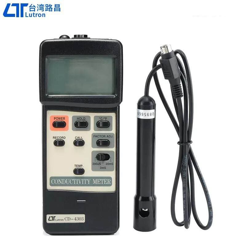 Taiwan Luchang Cd4301 Conductivity Meter Cd-4303 Professional Water Quality Analyzer Three-Digit Semi-Digital Display Temperature Compensation 1