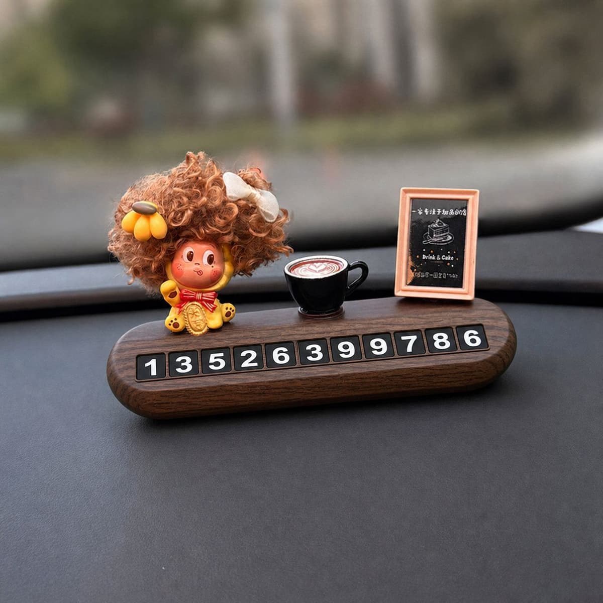 [high temperature resistance] afro pudding + wood grain stop sign