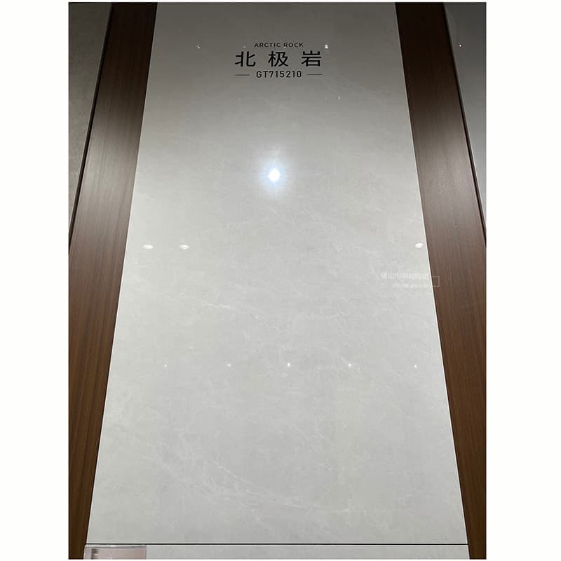 {in stock, made in foshan, guangdong} high-gloss porcelain tile 3c with g-arctic rock finish