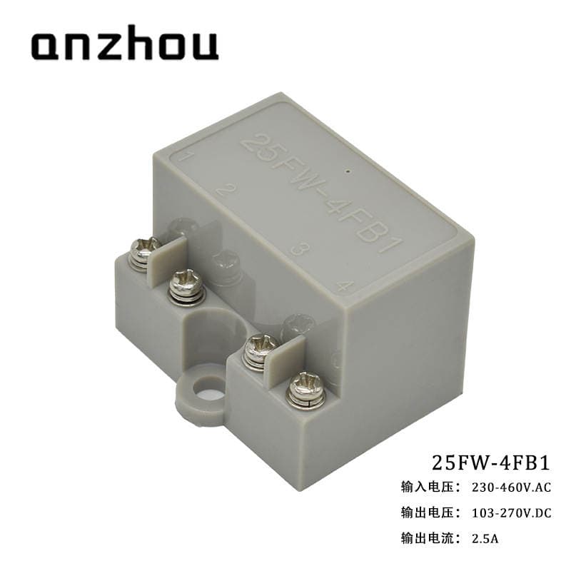 25Fw-4Fb1 Motor Ship Brake Half-Wave Rectifier 230-460Vac 103-270Vdc 2.5A 3
