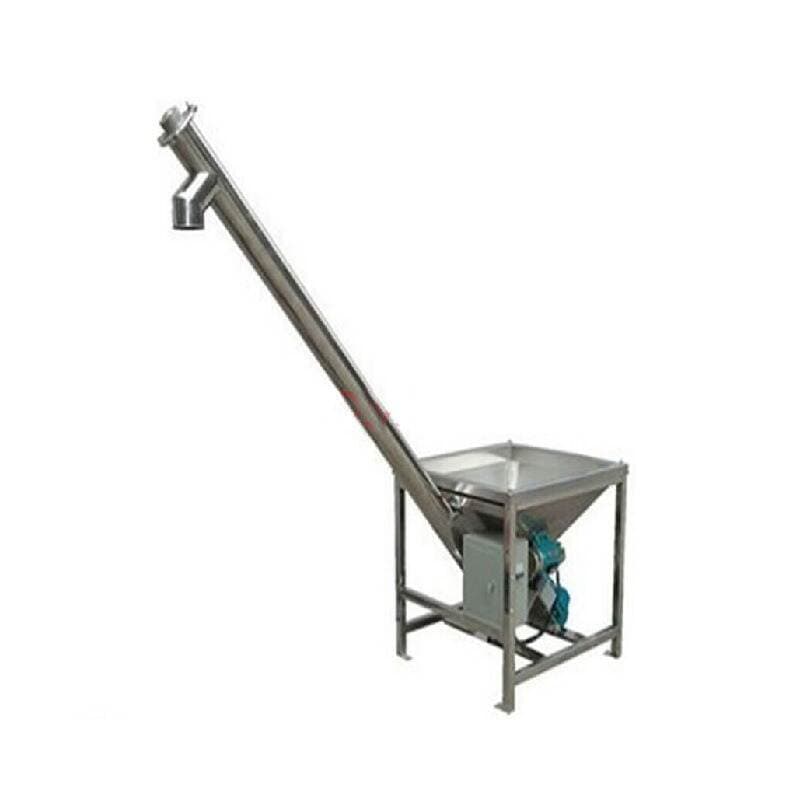 Customized Vertical Spiral Lift Grain Conveyor Powder Particles Right Angle Feeding Feeding Stainless Steel Twisted Dragon 5