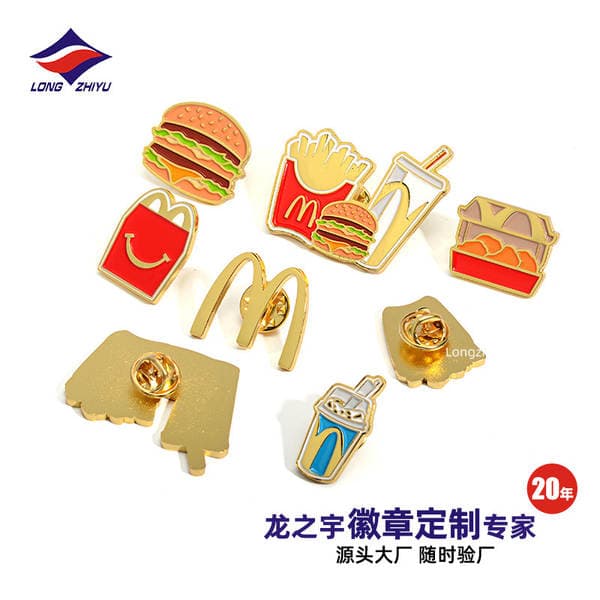 Longzhiyu fərdi metal nişanlar, medallar və sancaqlar (UV çaplı)