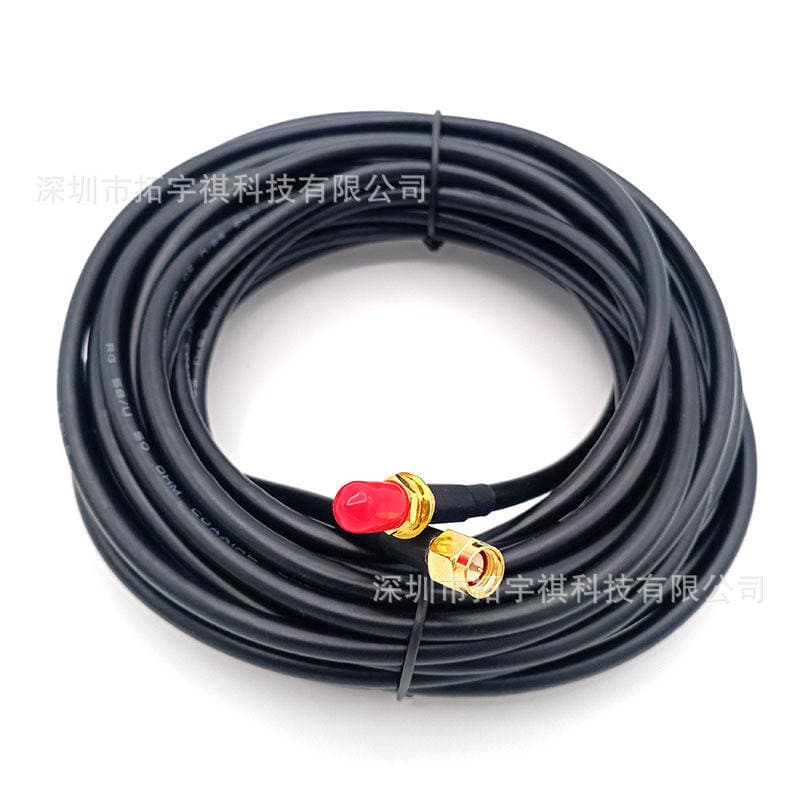 Rg58 Pure Copper Feeder Antenna Adapter Cable Wifi Extension Cable Sma Male to Female Coaxial Radio Frequency Antenna 4
