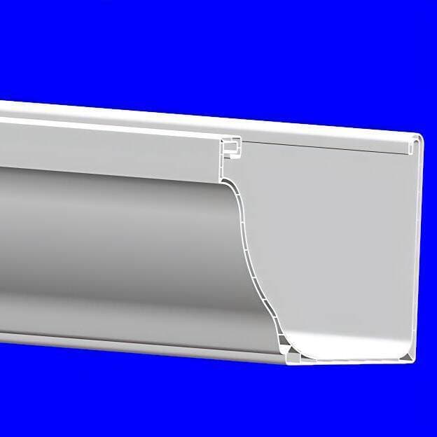 Villa Pvc Downspout Gutter Rainwater Pipe Square Pipe Round Pipe Drain Pipe Outdoor Eaves Drainage System Rainwater Pipe 5