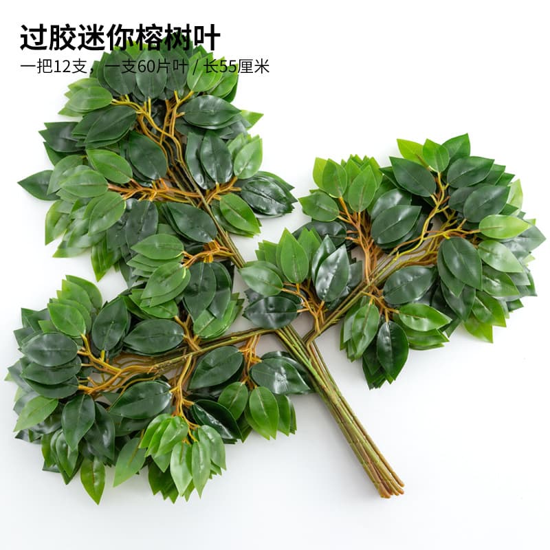 Glue a mini Banyan tree branch