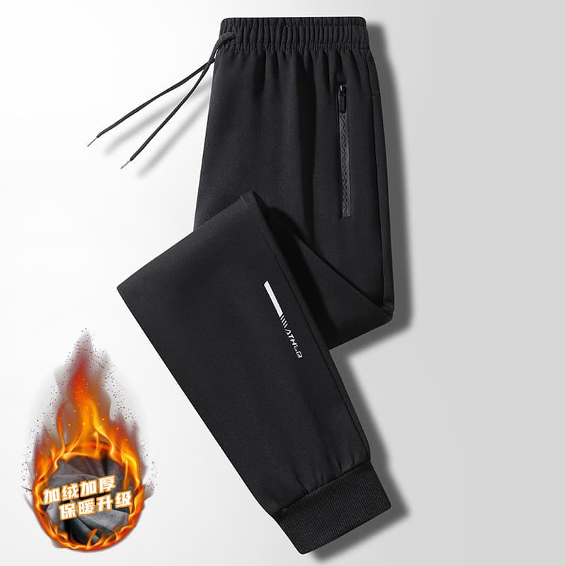 8188 fleece black leggings